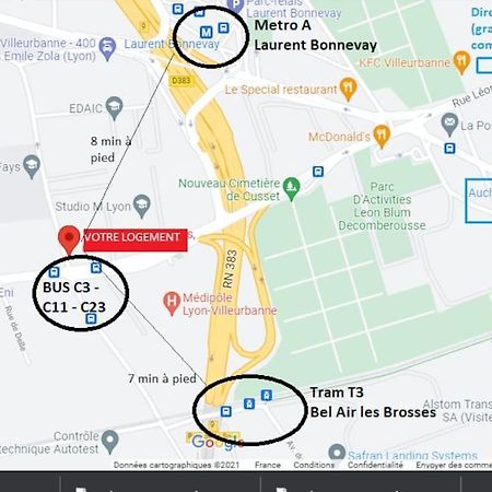 וילאורבן Appartement Renove Pour 6 Avec Parking מראה חיצוני תמונה